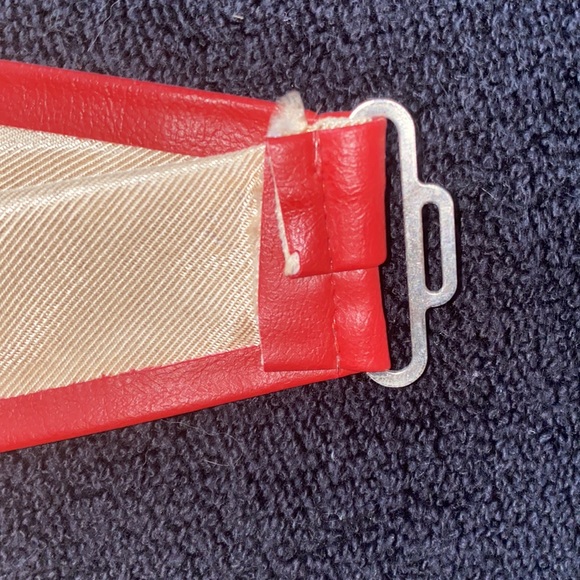 Red vintage 90’s belt - Picture 3 of 5